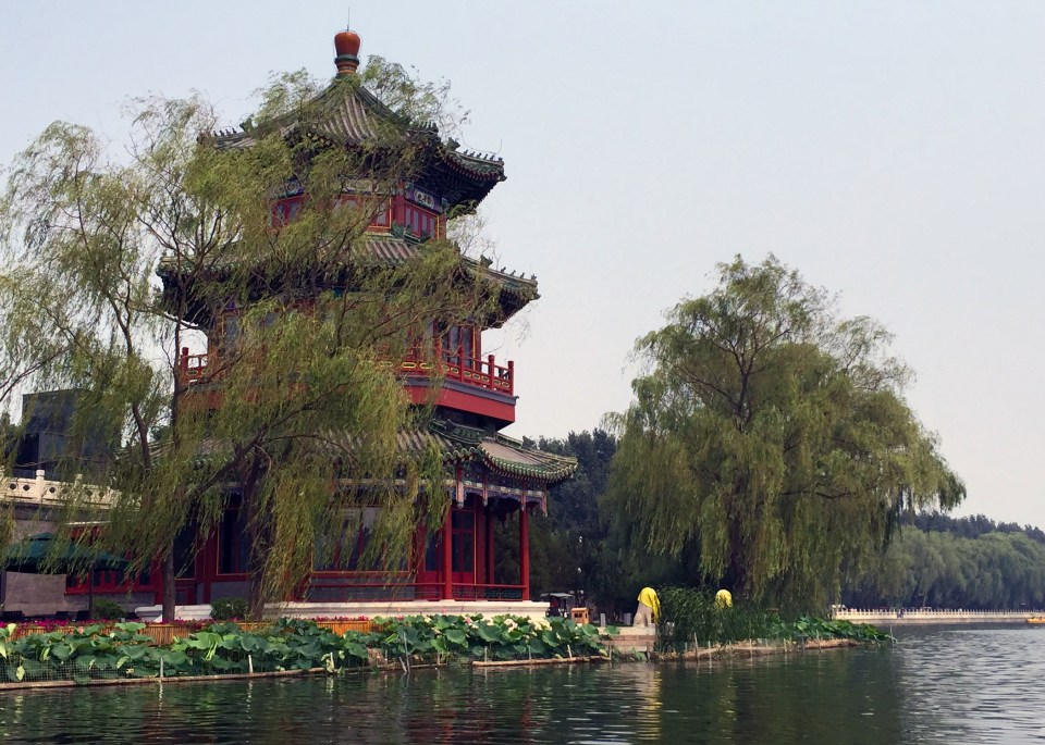 Houhai Lake Beijing Travel with Kids Leap & Hop