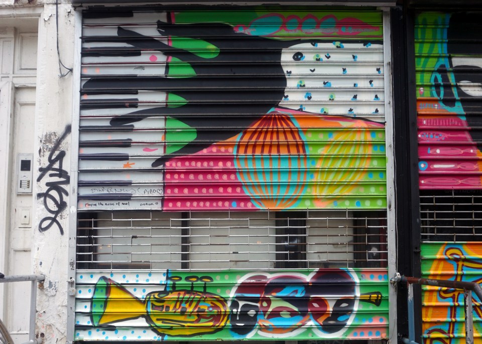 Leap & Hop New York Street Art Musical Instruments